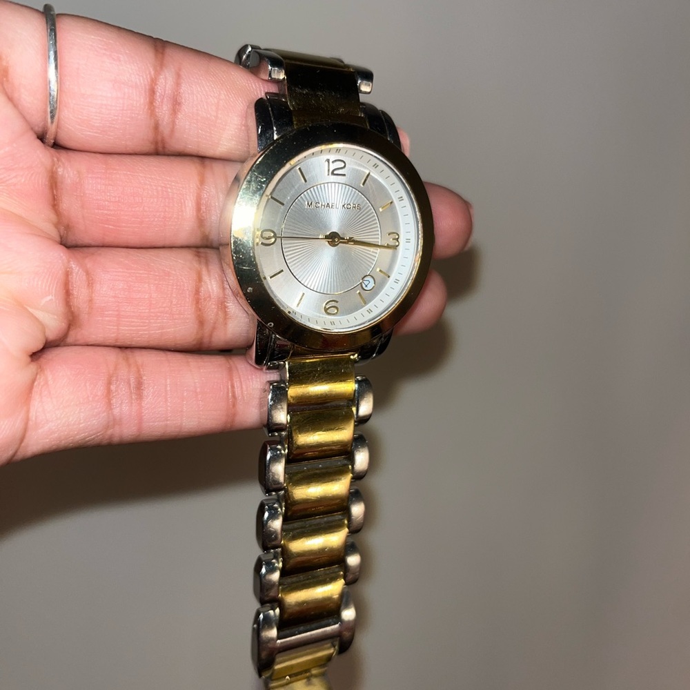 Michael Kors Gold and Silver Women's Watch